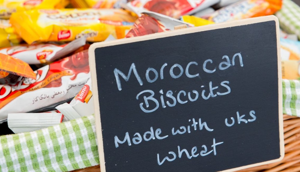 Moroccan bisuits made with UK wheat